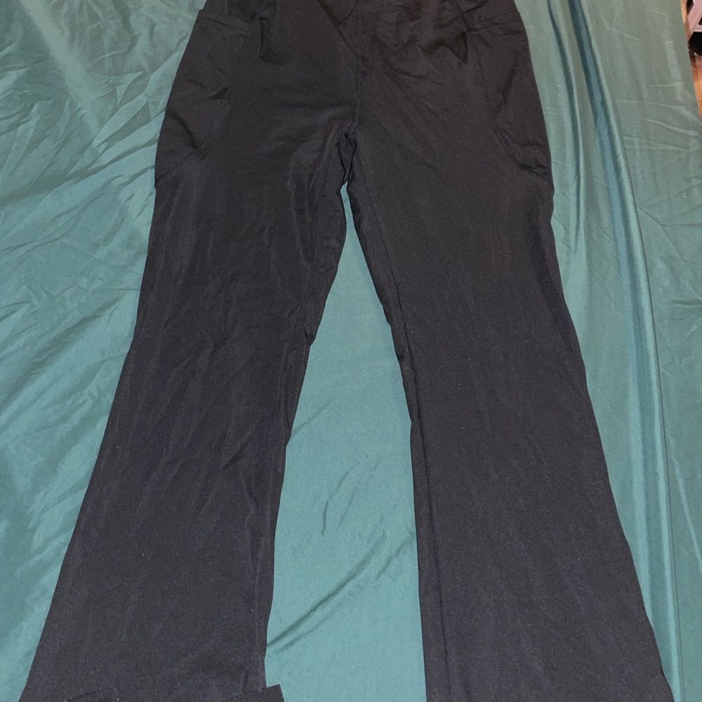 Medium leggings with side pockets and flare Bottoms